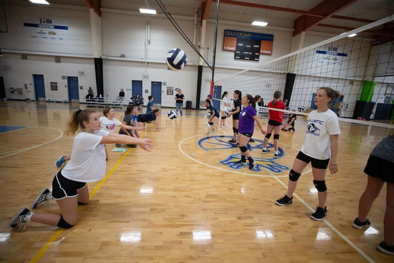 Winter Volleyball Skills Camp Gold Crown Foundation