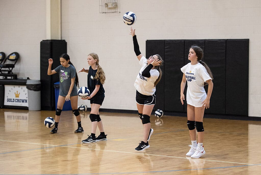 Summer Volleyball Skills Camp Gold Crown Foundation